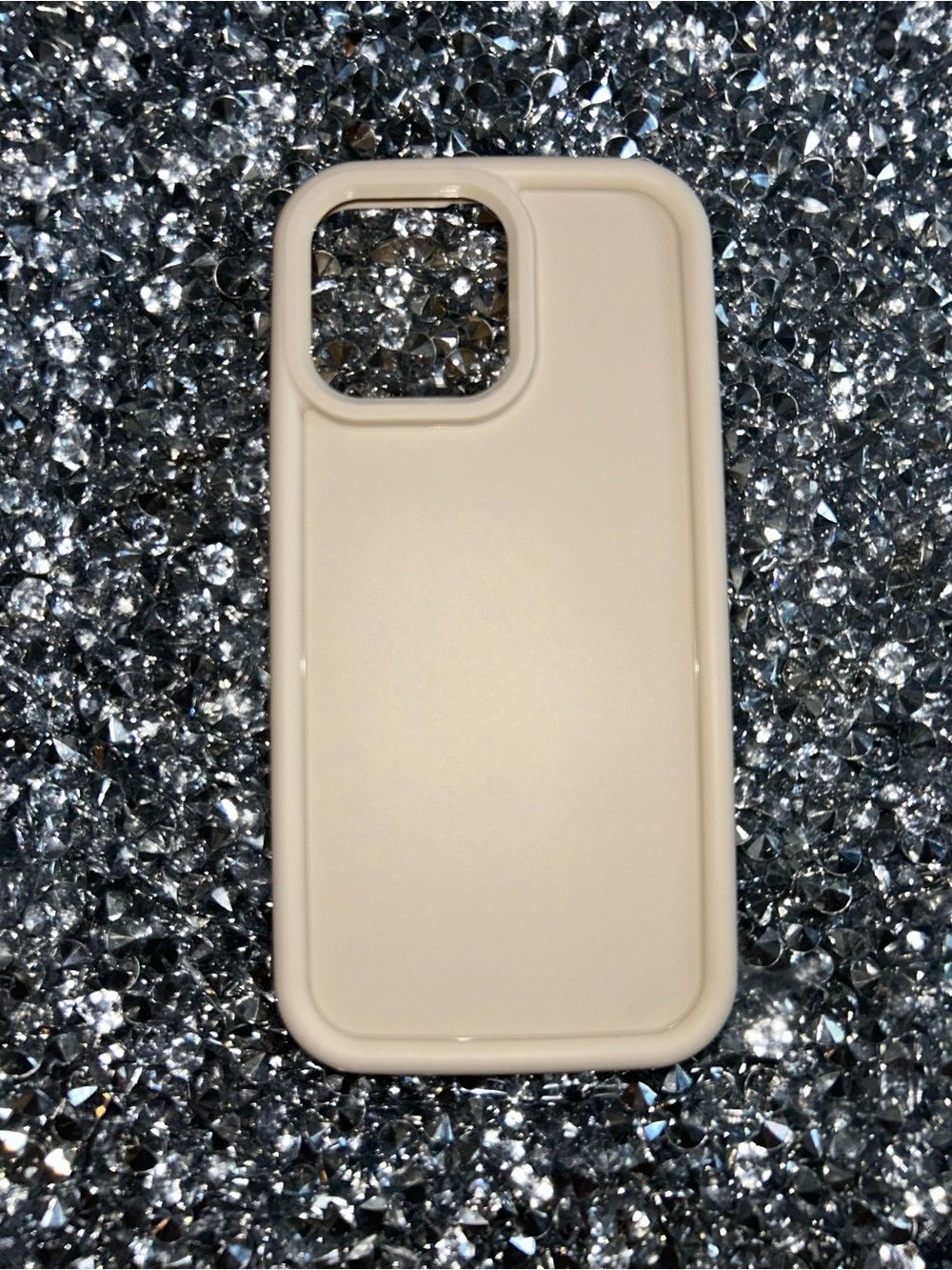 iPhone 15 pro max Cream Protective Phone Case - Unbranded